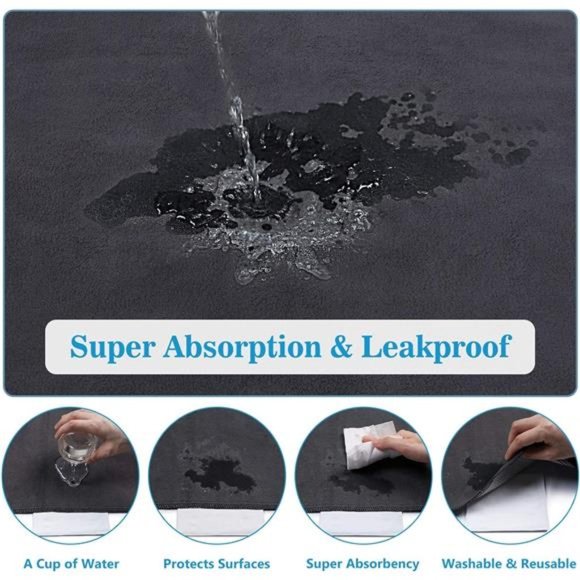 Reusable Pee Pads for Dogs, 48"x48"/60"x48" Large, Washable Dog Pads - Picture 3 of 8